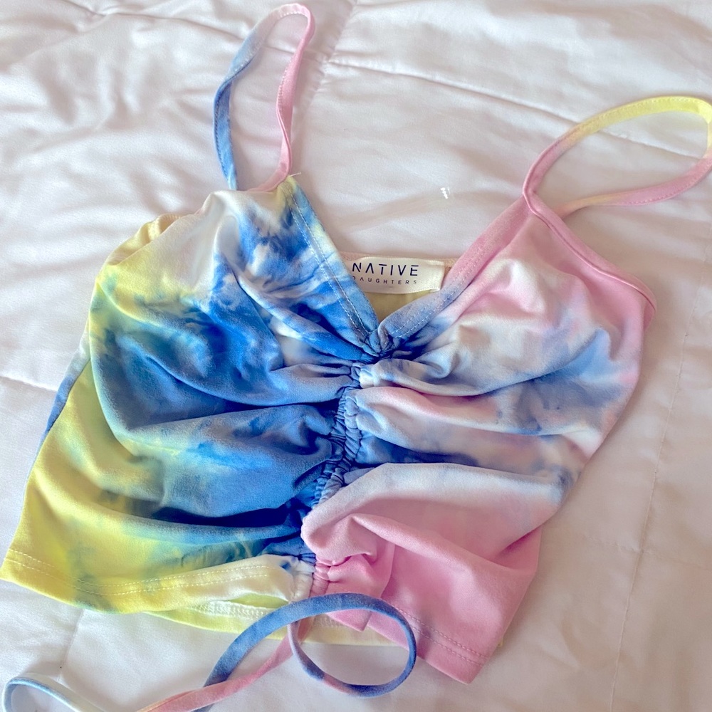 Tie dye crop top